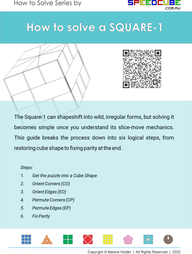 How to Solve a Square-1 Kindle eBook